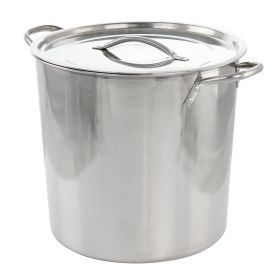 Gibson Everyday Whittington 12 Quart Stainless Steel Stock Pot with Lid