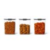 Pantry storage set of 3 with airtight lids