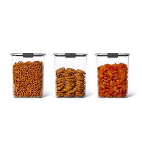 Pantry storage set of 3 with airtight lids