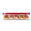 EasyFindLids 24 Piece Food Storage Containers Variety Set, Red