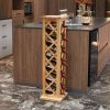 Vertical checkered wine rack/Solid wood wine rack /Home wine rack//Living room wine rack/ PINE