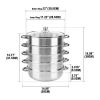 5 Tiers Stainless Steel Steamer