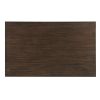 Dark Cherry Finish 5pc Dining Set Table and 4 Side Chair Chenille Upholstery Functional Drawers Table Wooden Funiture Dining Kitchen Set
