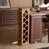 Vertical checkered wine rack/Solid wood wine rack /Home wine rack//Living room wine rack/ PINE