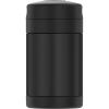 16oz Insulated Food Jar with Folding Spoon, Matte Black