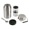 47oz Vacuum-sealed Stainless Steel Food Jar With 2 Pla