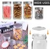 100 Piece Can Lid; Regular Mouth Split Mason Jar Lid (70mm Silver)