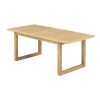TOPMAX Modern 78inch 6-Piece Extendable Dining Table Set, 4 Upholstered Dining Chairs and Dining Bench, 18" Butterfly Leaf, Natural