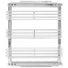 3-Tier Pull-out Kitchen Wire Basket Silver 18.5"x4.3"x22"