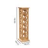Vertical checkered wine rack/Solid wood wine rack /Home wine rack//Living room wine rack/ PINE