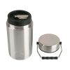 47oz Vacuum-sealed Stainless Steel Food Jar With 2 Pla