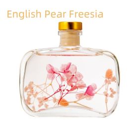 100ml Flower In Water Fire-free Incense Aromatherapy Home Daily Dried Flower Rattan Deodorant Aromatic Air Freshing Agent (Option: 100ML-English Pear Freesia)