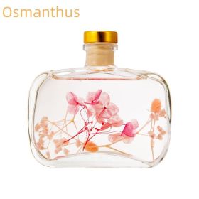100ml Flower In Water Fire-free Incense Aromatherapy Home Daily Dried Flower Rattan Deodorant Aromatic Air Freshing Agent (Option: 100ML-Osmanthus)