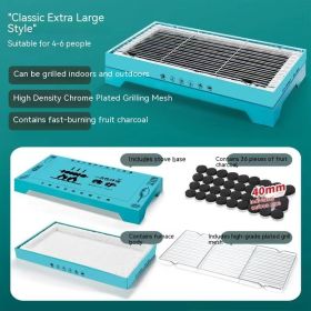 Disposable Portable Barbecue Grill Household Outdoor Camping (Option: Large Size)