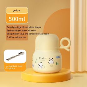 Panda Bubble Braised Modern Simplicity Cup (Option: Ginger Yellow-500ml)