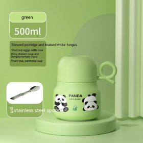 Panda Bubble Braised Modern Simplicity Cup (Option: Apple Green-500ml)