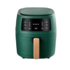 8L Air Fryer Baking Chips Machine Deep Frying Pan (Option: EU-Green)