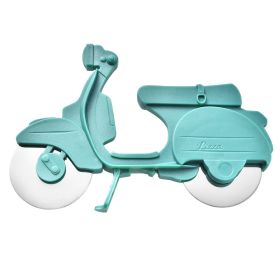 Motorcycle Round Pizza Slitting Knife (Option: Motorcycle Double Wheel-Primary Color)