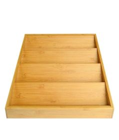 Multifuction Design Kitchen Pantry Spice Organizer (Color: Natural)