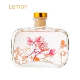 100ml Flower In Water Fire-free Incense Aromatherapy Home Daily Dried Flower Rattan Deodorant Aromatic Air Freshing Agent (Option: 100ML-Lemon)