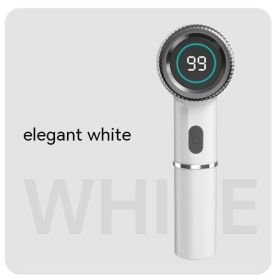 Multifunctional Handheld Wireless Charging Electric Dish Brush (Option: Elegant White)